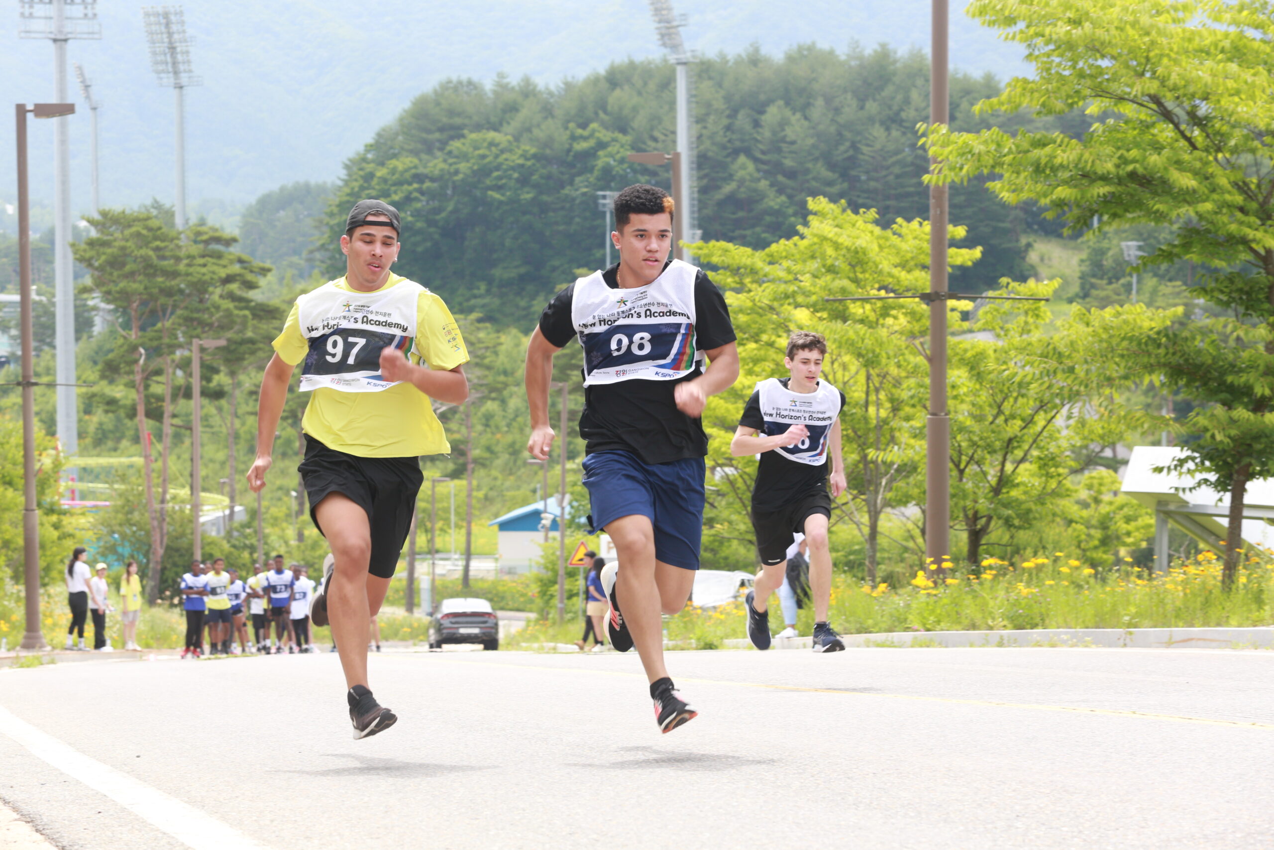 Atleta André Alves (bobsled) participando do training camp em PyeongChang, Coreia do Sul