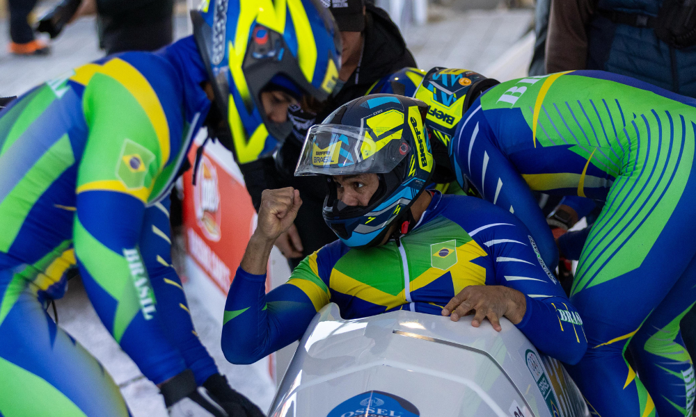 Trenó do Brasil no Mundial de Bobsled e Skeleton